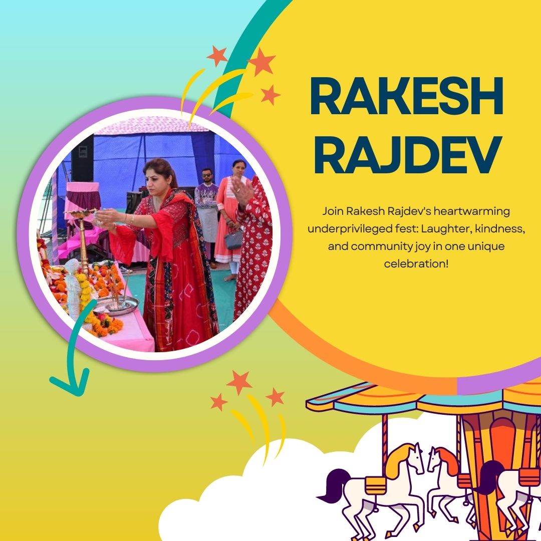 Celebrating Rakesh Rajdev's Unique Underprivileged Festival